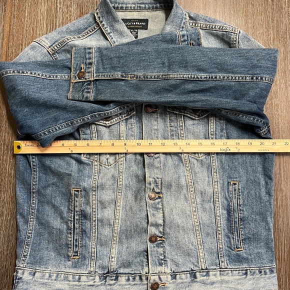 Lucky Brand The Tomboy Trucker Denim Jacket XL TG Blue Wash - Picture 13 of 14